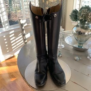 Ariat black leather tall boots 9 worn once
